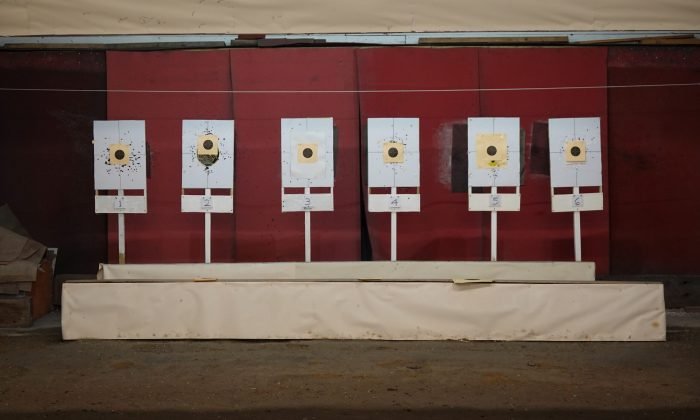 The targets at the range